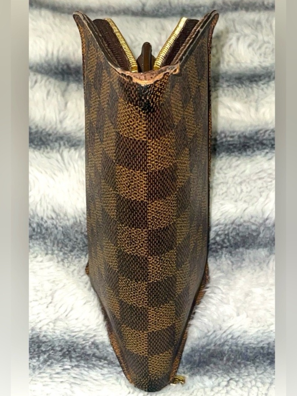 Louis Vuitton Brown Damier Ebene Zip Wallet - Picture 6 of 16